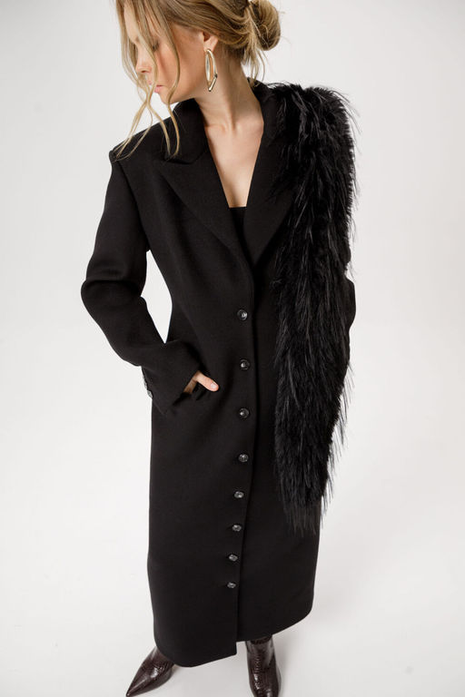 Пальто Pirs 6414 черный  фото 3