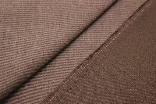 Джинс с ворсом цв.Коричневый винтаж, ш.1.5м, хлопок-100%, 330гр/м.кв - Купава фото 2