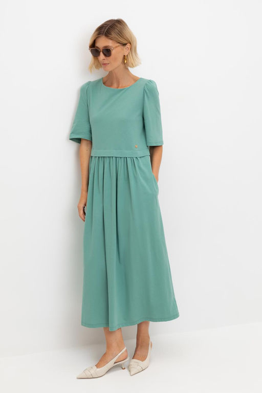 ЕВТ 5083/малахитовый зеленый платье жен