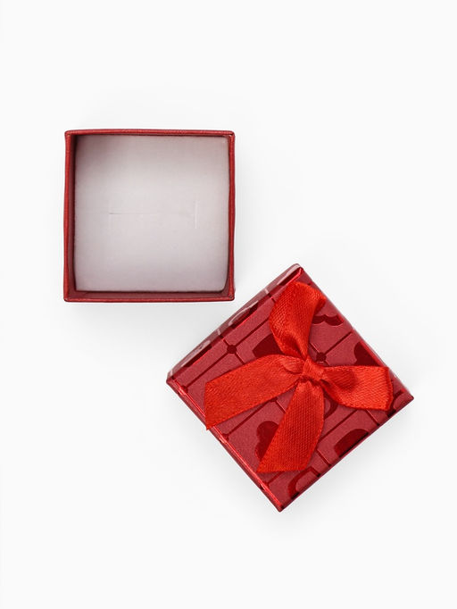 Набор коробочек подарочных 6 шт. под серьги/кольцо «Сердца», 5×5, цвет МИКС (9901789)