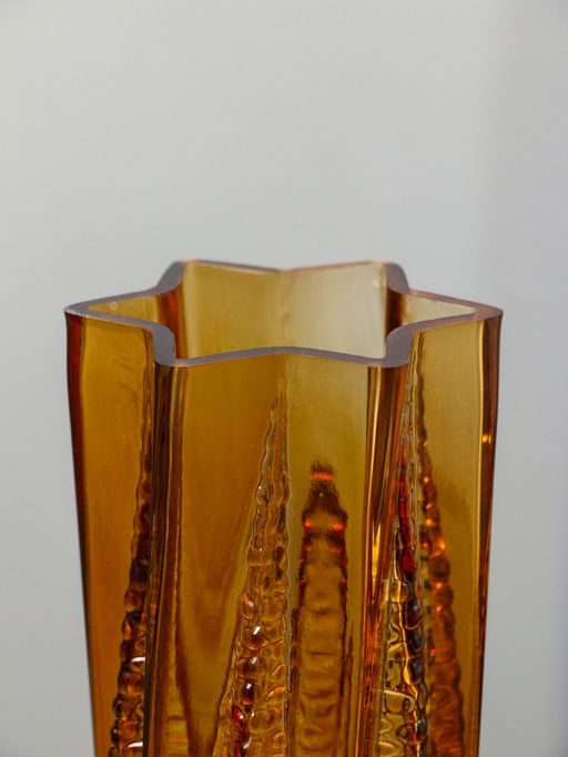 Ваза «Флоранс», 25×11×9 см, стекло, коричневая