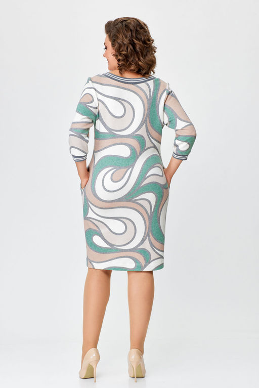 Блуза Swallow 803.2 черный+серебряный узор фото 938