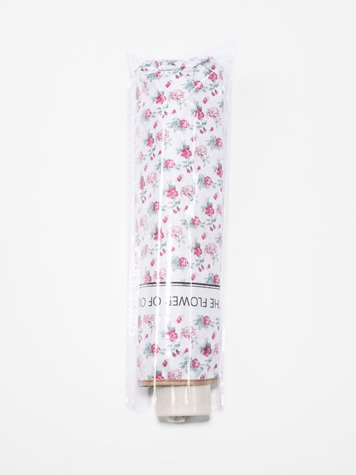 Зонт механический The flower, эпонж, 4 сложения, 8 спиц, R=48/56 см, d=96 см, МИКС