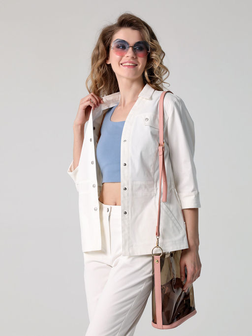 25210 Жакет белый