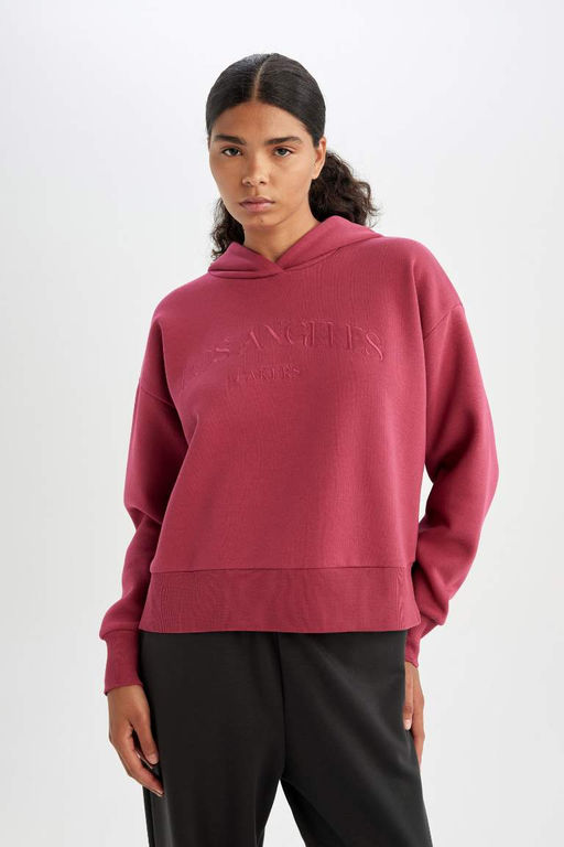 DeFactoFit Толстовка из плотной ткани с капюшоном НБА Лос-Анджелес Лейкерс  фото 3