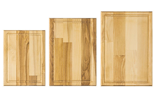 Комплект 3 досок 32*22*1,8 см, 29*20*1,8 см, 24*18*1,8 см "Прямоугольник" на дер. подстав.