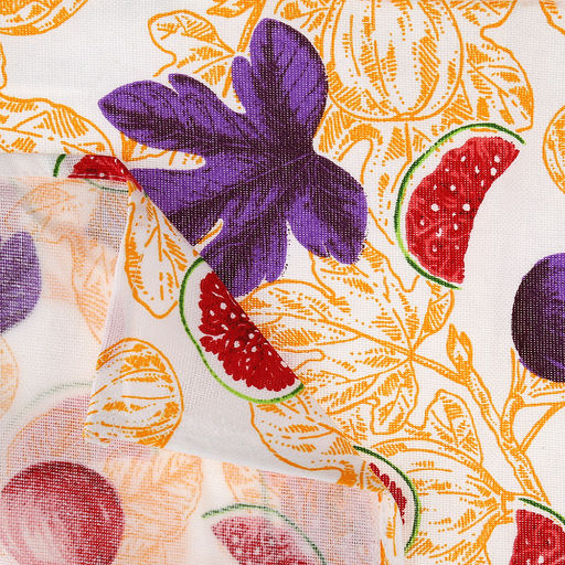 Салфетка хозяйственная 34х60см Серия Инжир , рогожка, хлопок 100%, плотность 171г/м2, без упаковки, Домашняя мода (Россия) фото 2