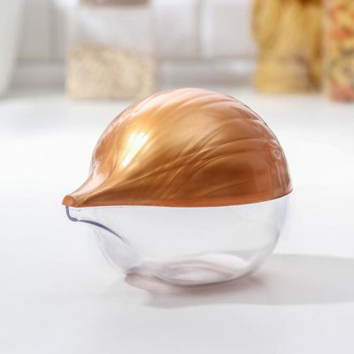 Цена за 2 шт. Контейнер для лука Альтернатива, 12×10 см, пластик, крышка МИКС