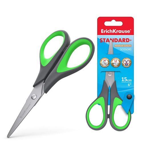 Ножницы ErichKrause "EasyCut +" 150мм (35098)