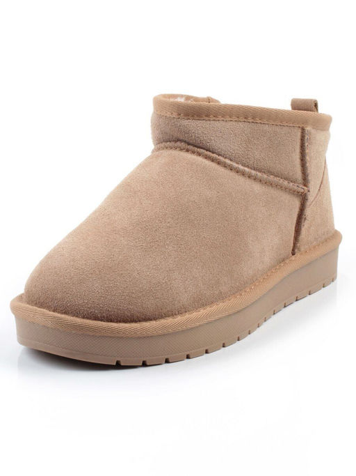 PF8300-3 BEIGE Угги женские (натуральная замша, 100% шерсть)