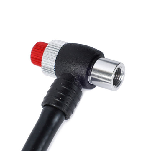 Велонасос для MTB вилок COMIRON PLUG, алюминиевый цилиндр, пластиковая ручка, Presta-Schrader, 20,7 бар (300 Psi). /уп 30 - Галеонтрейд фото 6