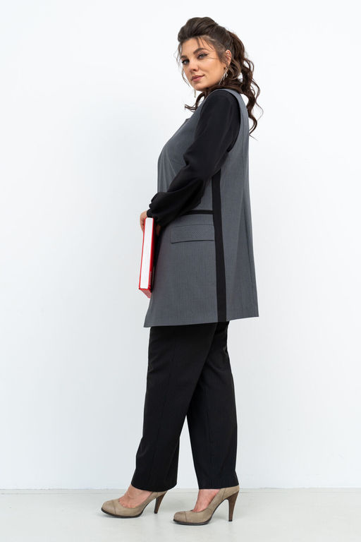 Костюм Aira Style 24-27/А Черный+серый