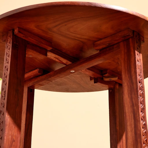 Столик кофейный, 45×45×50 см, дерево шишам