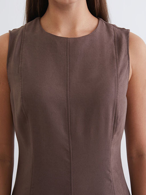 Bisiklet Yaka S?et G?r?n?ml? A Kesim Elbise