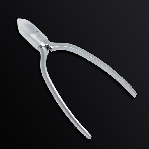 Кусачки маникюрные для кутикулы «Премиум сатин», скрытая пружина, матовые, 10.3 см, длина лезвия-4 мм