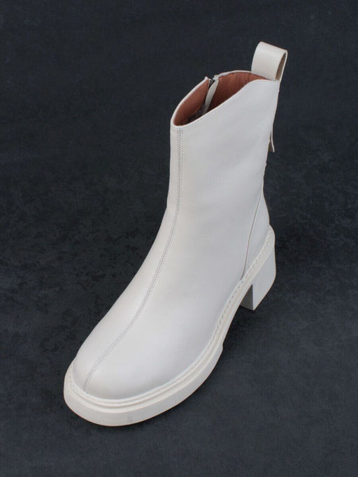 04-M3-L807 BEIGE Ботинки зимние женские (натуральная кожа, натуральный мех)