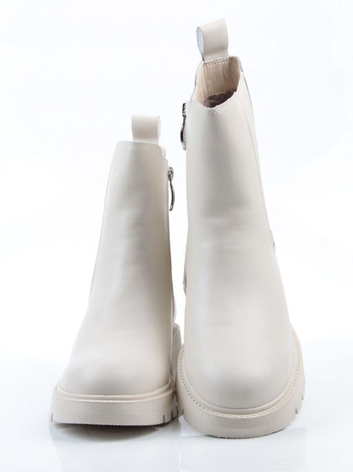 04-PAT177-2Z MILK Ботинки зимние женские (натуральная кожа, 100% шерсть)