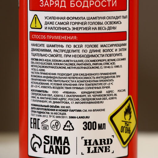 Подарочный набор косметики Незаменимый чистый запас, гель для душа, шампунь для волос, 2?300 мл и мочалка для тела, HARD LINE