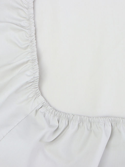 Простыня на резинке 2-спальная SL Home, 160200+30 см, серая, перкаль - Sima-land home фото 11