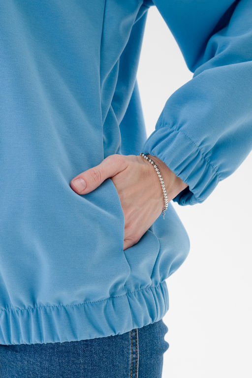 Бомбер из коттон фита Амадэль