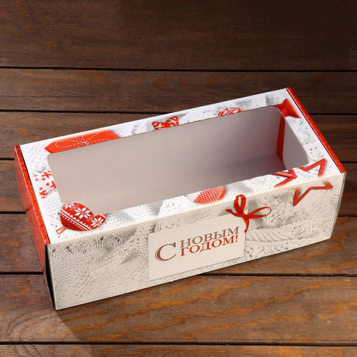 Цена за 5 шт. Коробка самосборная, с окном, Желанные подарки 2, 16 х 35 х 12 см - Simaland фото 6