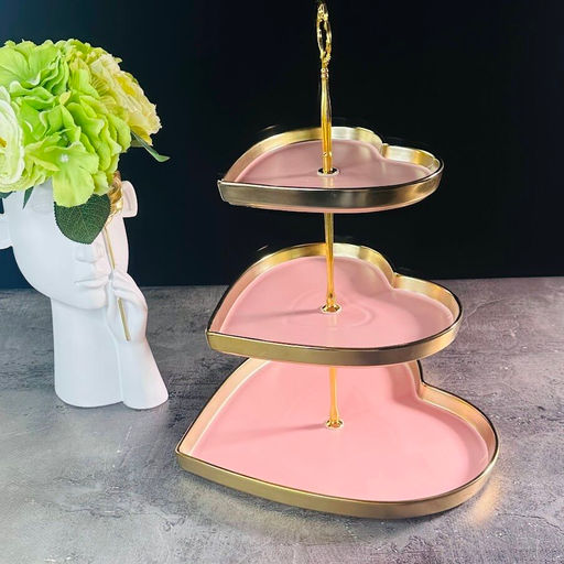 122-047 Трехъярусная этажерка MULTICOLOR в под.уп.(х6)Фарфор - Lenardi фото 2