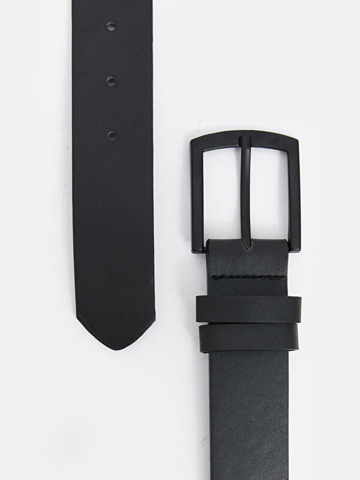 Deri G?r?n?ml? Erkek Kemer