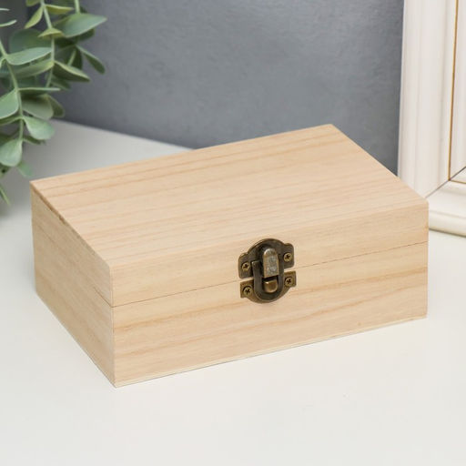 Цена за 6 шт. Шкатулка для росписи дерево «Купюрница», для творчества, декора, 5.5×9.5×15 см