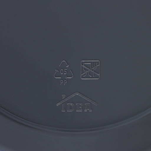 Кашпо для цветов на ножках «Флориан», 5.5 л (4.2 л), d=25 см, h=18.5 см, со вставкой, цвет графитовый