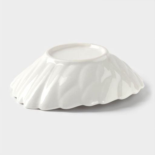 Салатники BellaTenero, 3 предмета: 2 салатника 300 мл, керамика, подставка-держатель из дерева, белые  фото 5