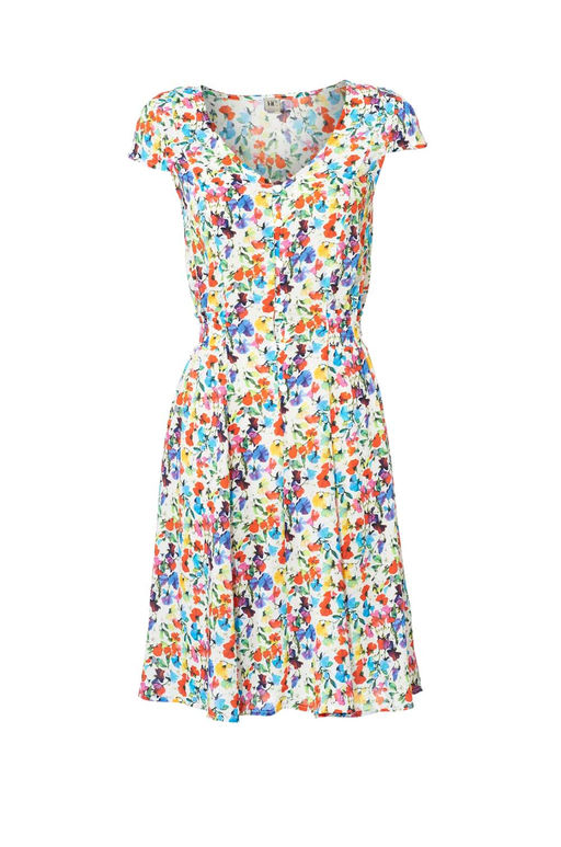 Платье, бело-пестрое - Linea tesini фото 2