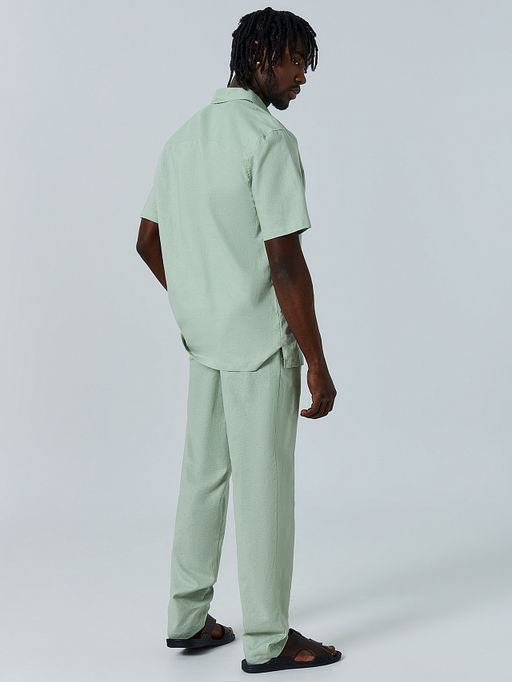 Комплект мужской льняной зеленый - Mark formelle фото 5