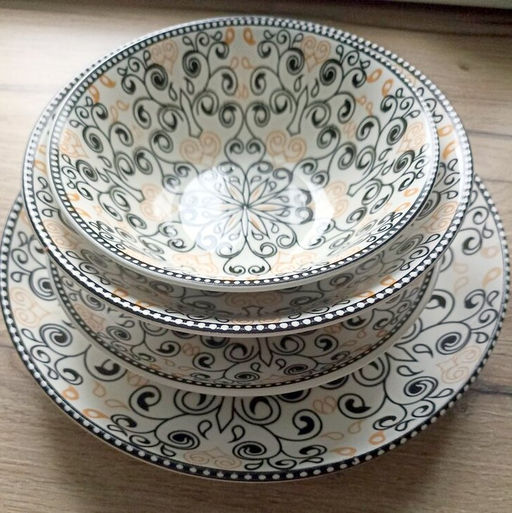 Стамбул, Салатник керамика, круглый, 15 см,Y6-6017 (422277) - Daniks фото 2