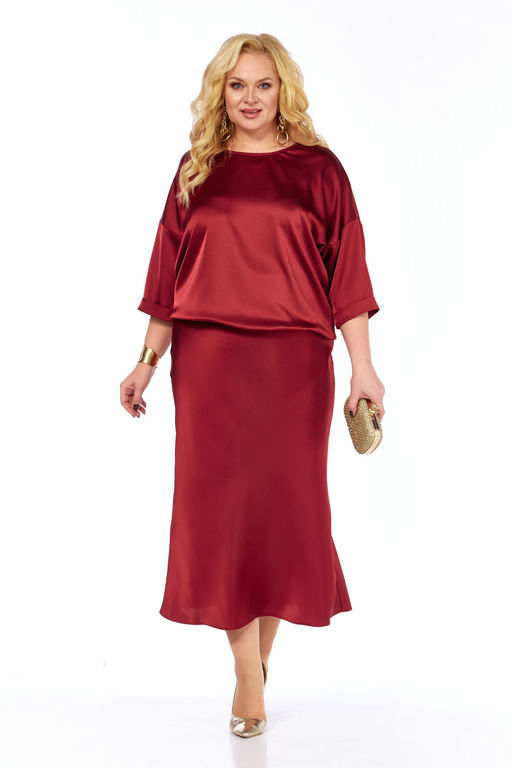 Костюм Элль стиль 2449/1 бордо