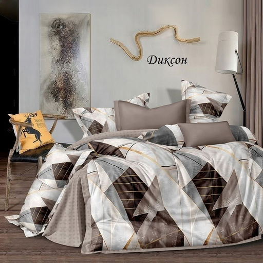 Комплект постельного белья Диксон, САТИН ПРЕМИУМ евро