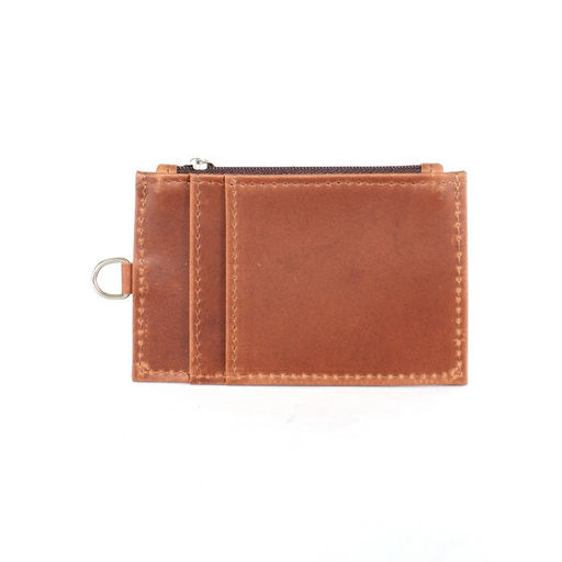 Визитница-кардхолдер Croco-В-216 н/к, 1отд, 3карм, коричневый пулл-ап матовый (219) 260909