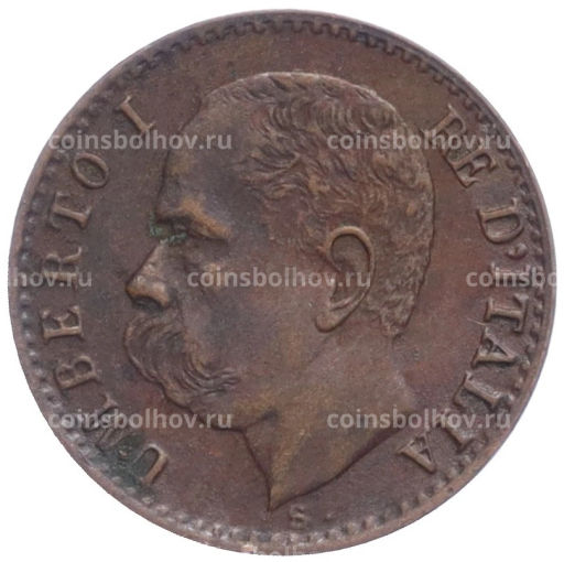 Монета 1 чентезимо 1900 года Италия