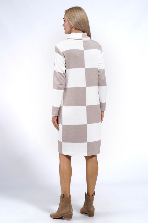 Платье ALANI 2012 бежево-молочная клетка - Alani collection фото 2