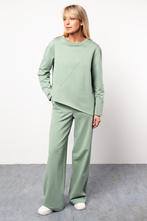 VILATTE / Джемпер из премиального футера двухнитки фото 6