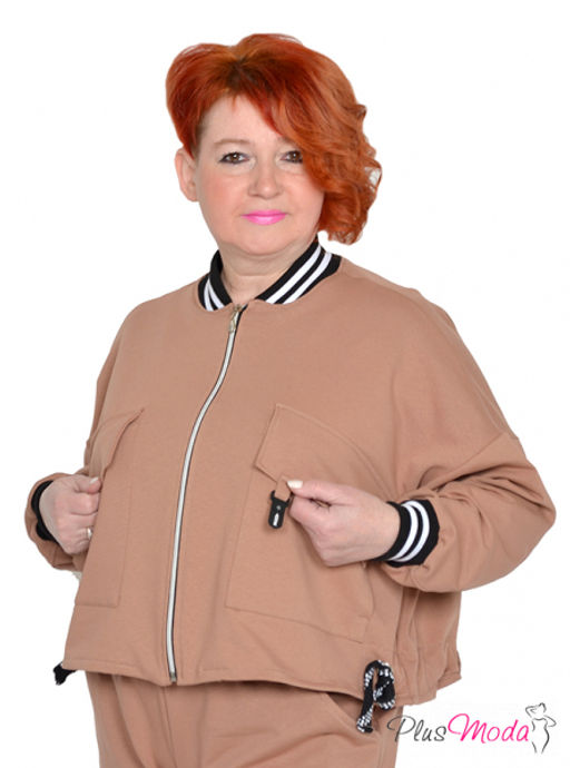 Толстовка Модель №1929 размеры 44-84 - Plusmoda фото 5