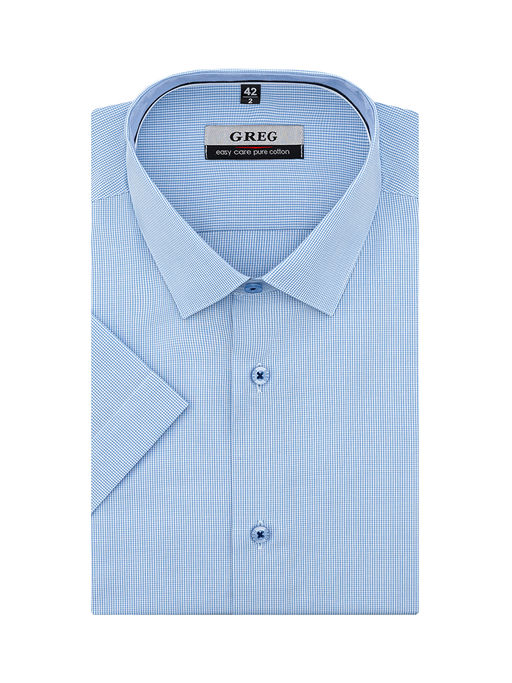 Сорочка мужская короткий рукав GREG 124/201/0962/Z/1p  фото 2
