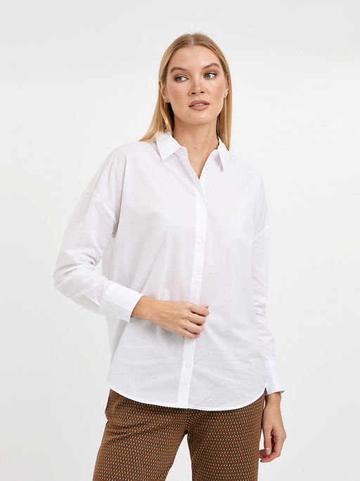 рубашка женская базовая из хлопка - Glenfield фото 3