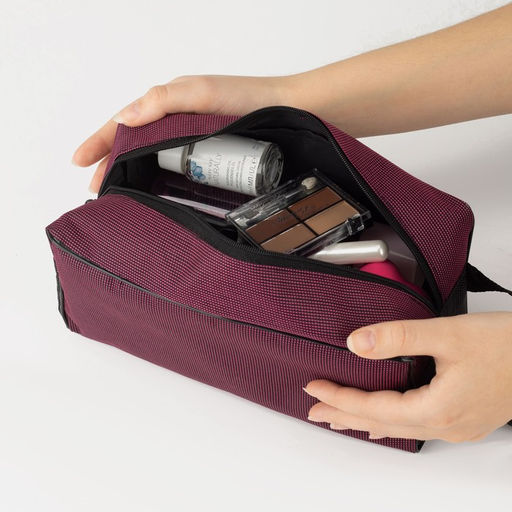 Косметичка на молнии, цвет бордовый - Simaland фото 4