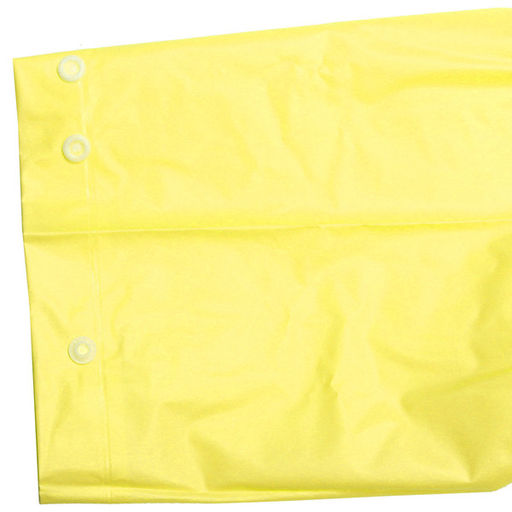 Дождевик-плащ "Радуга" с капюшоном,регулир.манжет,с отдел.под рюкзак, цвет бело-желтый, размер XL(95*57см) ДоброСад