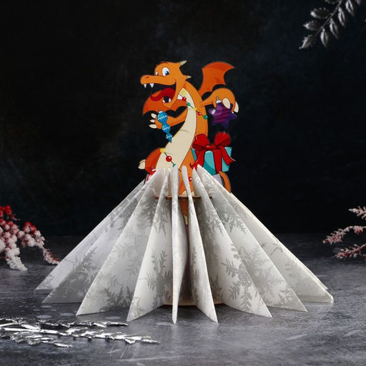 Салфетница деревянная Доляна Огненный Дракон, символ года 2024, 221010 см  фото 2