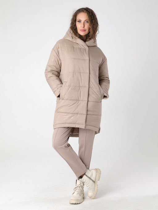 24429 Куртка т.бежевый - Dizzyway фото 2