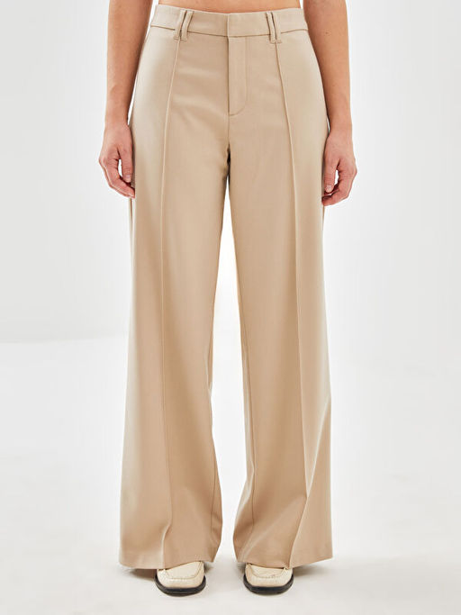 Dar Fit Geni? Pa?a Kad?n Pantolon