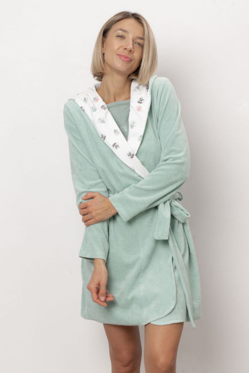 ХАЛАТ ЖЕНСКИЙ арт. 6102W-75115.1H-611 - Almando melado фото 2