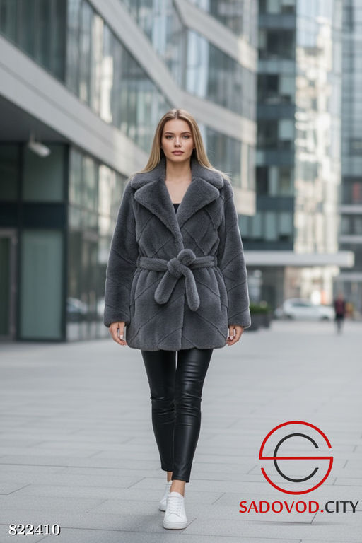 Шуба женская из искусственного меха