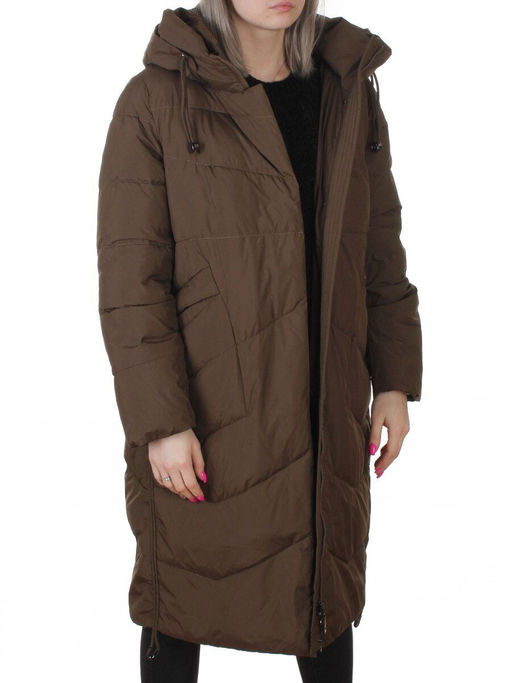 8806 DARK SWAMP Пальто зимнее женское (150 гр. холлофайбер)